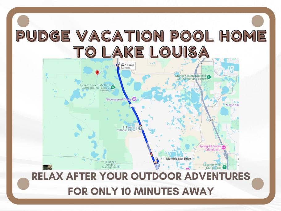 Pudge Vacation Poolspa Home Near Disney Orlando Esterno foto